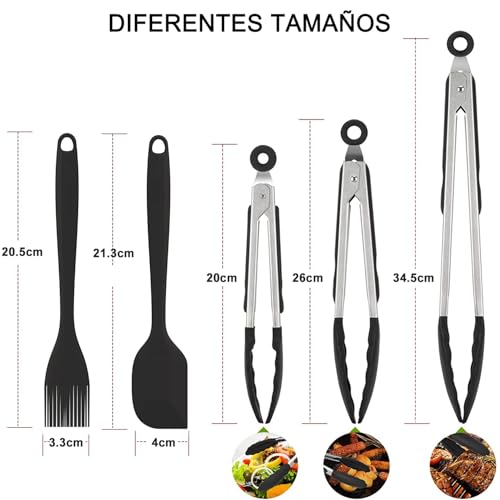 Consejos para Comprar Pinzas de cocina los 5 mejores. 20 Pinzas de cocina marca ISTENTINFY (2)