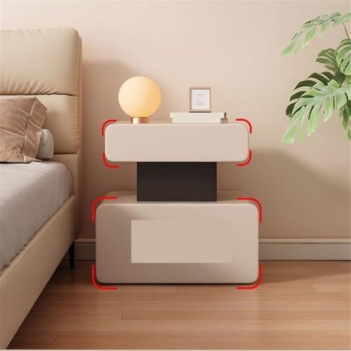 Table de chevet en bois pour ranger vos affaires de nuit dans une petite chambre - 7