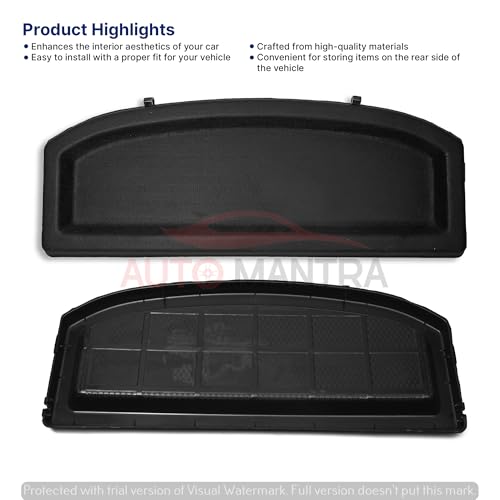 Image of Car Parcel Tray Diggi Luggage Tray in Perfect Fitting Compatible for Tiago