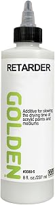 Golden 0003580-5 8 oz Artist Colors Acrylic Retarder Additive, Medium