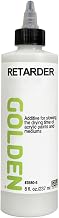 Retarder by GOLDEN, 8 fl oz. / 237 ml bottle, Professional Acrylic Fluid Mediums and Additives