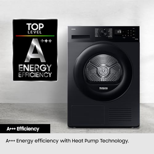 Samsung DV80TA020AX/EU with OptimalDry, Freestanding Heat Pump Tumble Dryer - Image 4