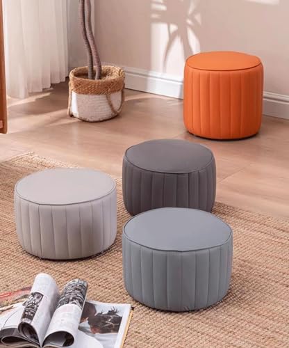 Petit tabouret moderne vert clair 32x21cm pour enfants et salon - 7