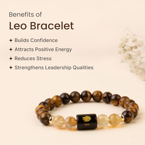 Image of Astrotalk Zodiac Crystal Bracelet | Balances Energy & Enhances Positivity | Certified Healing Crystals with Certificate | Astrology Bracelet for Man & Woman | Gift for Man & Woman