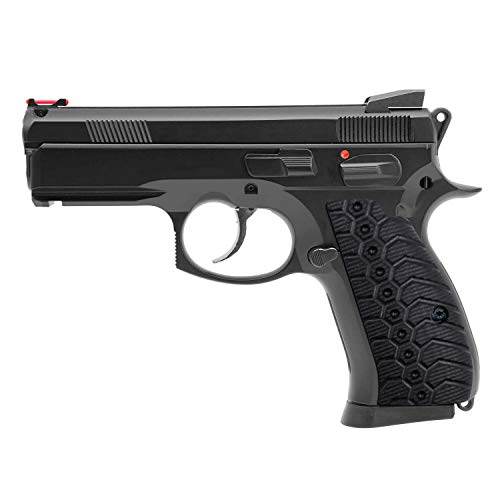 Guuun G10 Grips For Cz Compact Ops Mechanical Texture Cz-75 P-01 Grip - Black #TOP3