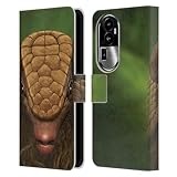 Head Case Designs Licenciado Oficialmente Vincent HIE Armadillo Animales Carcasa de Cuero Tipo Libro Compatible con OPPO Reno10 Pro+