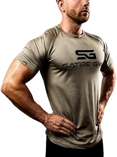 Satire Gym Shirt Herren Sportshirt Kurzarm atmungsaktiv | | Funktionsshirt | Bodybuildung T-Shirt als Activewear & Sportbekleidung Männer für Crossfit, MMA, Laufen