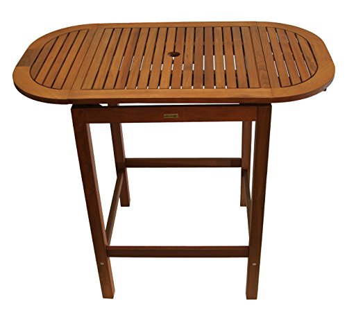 Outdoor Interiors 65544 The 2-4-6 Pub Table Folds for More Seating