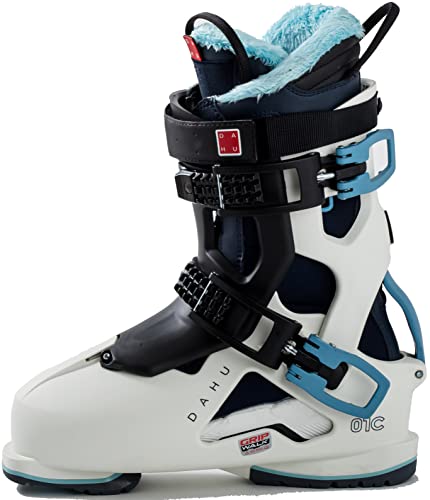 DAHU Ecorce 01 C W90 Skischuhe (250/255 EU 40, Quarz-White-Blue)