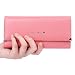 Jastore Women Lady Leather Wallet Purse Credit Card Clutch Holder Case (Red)