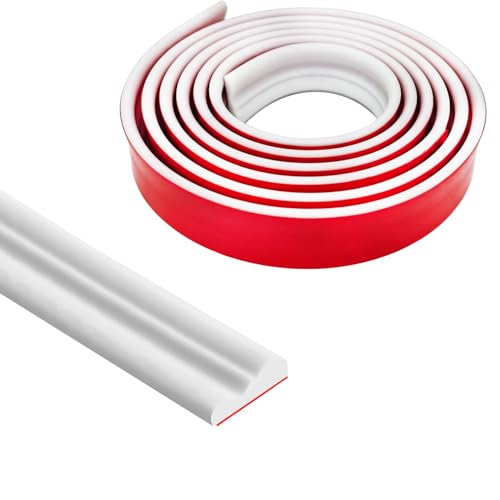 ADYAWEN Flexible Wall Molding Trim,Peel and Stick Chair Rail Panel Molding Finish Trim for Home Decoration & Wall Protection. (2.3cm x 6m)