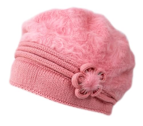 Bonnet cloche fausse fourrure pour sorties hivernales en ville