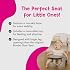 Bumbo Plastic Floor Seat Lite & Tray Combo for Babies 3 to 12 Months, Breige - Lightweight Portable Baby Chair with Large Legroom and 3-Point Harness for Feeding and Play