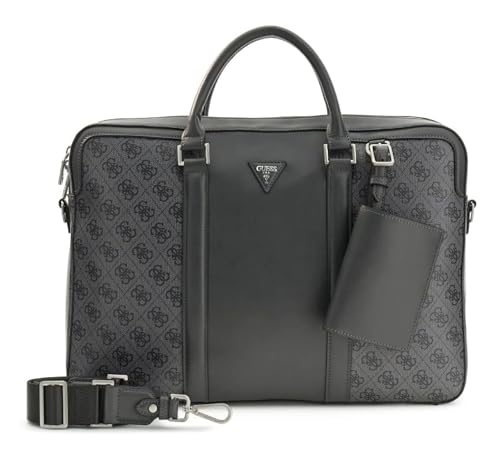 Guess Milano Laptop Bag M porte-document homme sacoche ordinateur noire