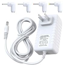 Universal 6V Power Cord Compatible with VTech Baby Monitor Models DM221, DM221-2, DM223, DM251, DM111, DM112, DM222, DM271 Parent Unit Only Replacement Charger Adapter with 5Ft White Cable