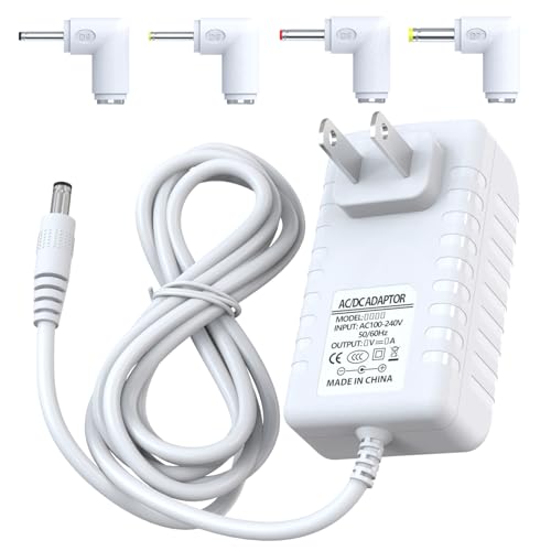 Universal 6V Power Cord Compatible with VTech Baby Monitor Models DM221, DM221-2, DM223, DM251, DM111, DM112, DM222, DM271 (Parent Unit Only) – Replacement Charger Adapter with 5Ft White Cable
