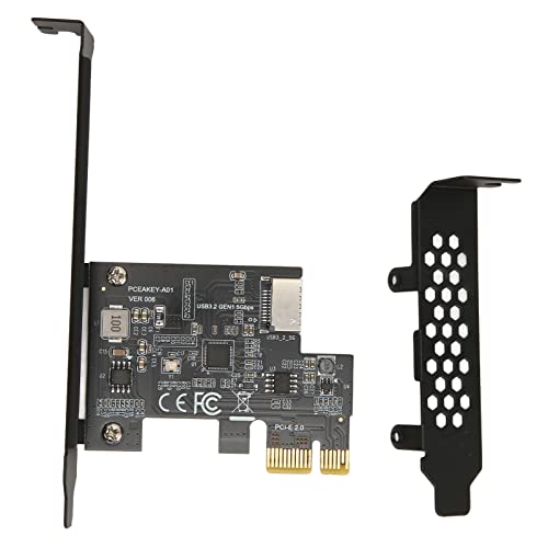 Tarjeta PCIe a Tipo E USB 3.2 adaptador interno de placa base para conector frontal Tipo C de PC 5