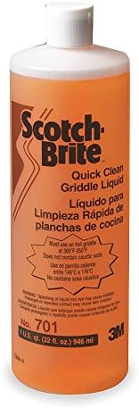 3M H-701 Scotch-Brite Griddle Cleaning, 32OZ, Quick Clean Liquid, 4 Quarts