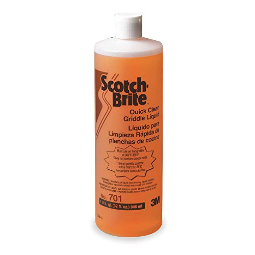 3M H-701 Scotch-Brite Griddle Cleaning, 32OZ, Quick Clean Liquid, 4