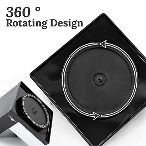 Myhomebody Pen Organizer For Desk, Office Supplies Pen Organizer, Desktop Pen Organizer, Pen Organizer Rotating, Pen Organizer Compartments, Black Square #TOP1