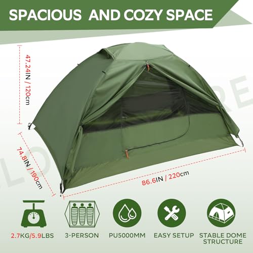Clostnature 3 Person Ultralight Tent