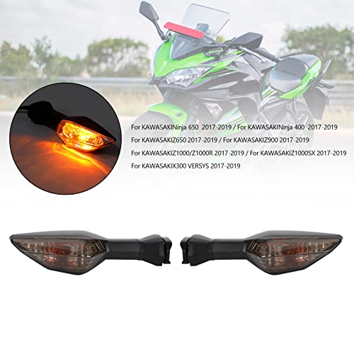 Topteng Turn Signal Lights - Universal Fit for Kawasaki Ninja 650, 400, Z650, Z900, Z1000, Z1000SX (2017-2019)