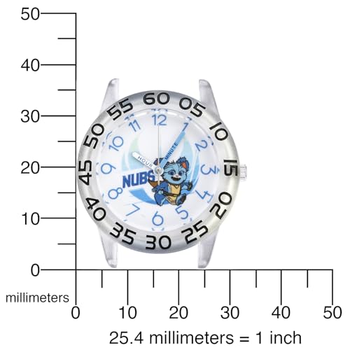 Image of STAR WARS Kids' Plastic Time Teacher Watch, Analog Quartz Nylon Strap Watch