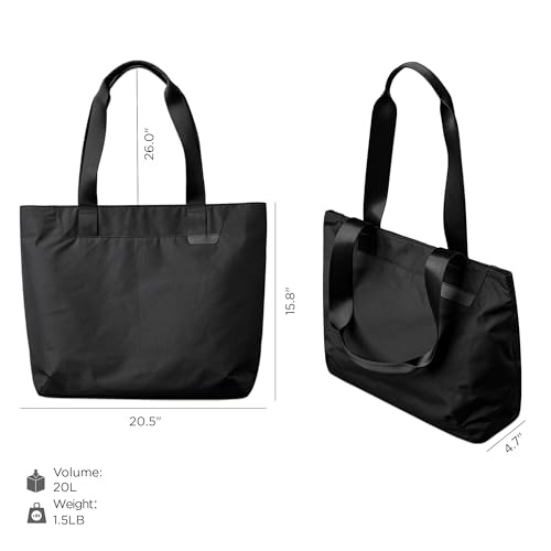 ALPAKA Elements Tote L and Zip Pouch Pro - Spacious Interior City Walk Tote Bag with Slip Pockets, Magnetic Front & Main compartment - Minimalism Zipper Wallet - RFID Blocking ID Card Holder3