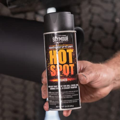 Seymour 16-1203 Hot Spot High Temperature Paints, Black #TOP6