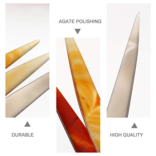 HEALLILY 5 Peças Polidoras de ágata Cortador de ágata Natural Ferramenta de Polimento de Joias Polid