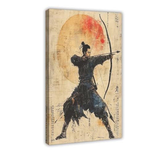 Mythologie chinoise Hou Yi poster toile decoration murale