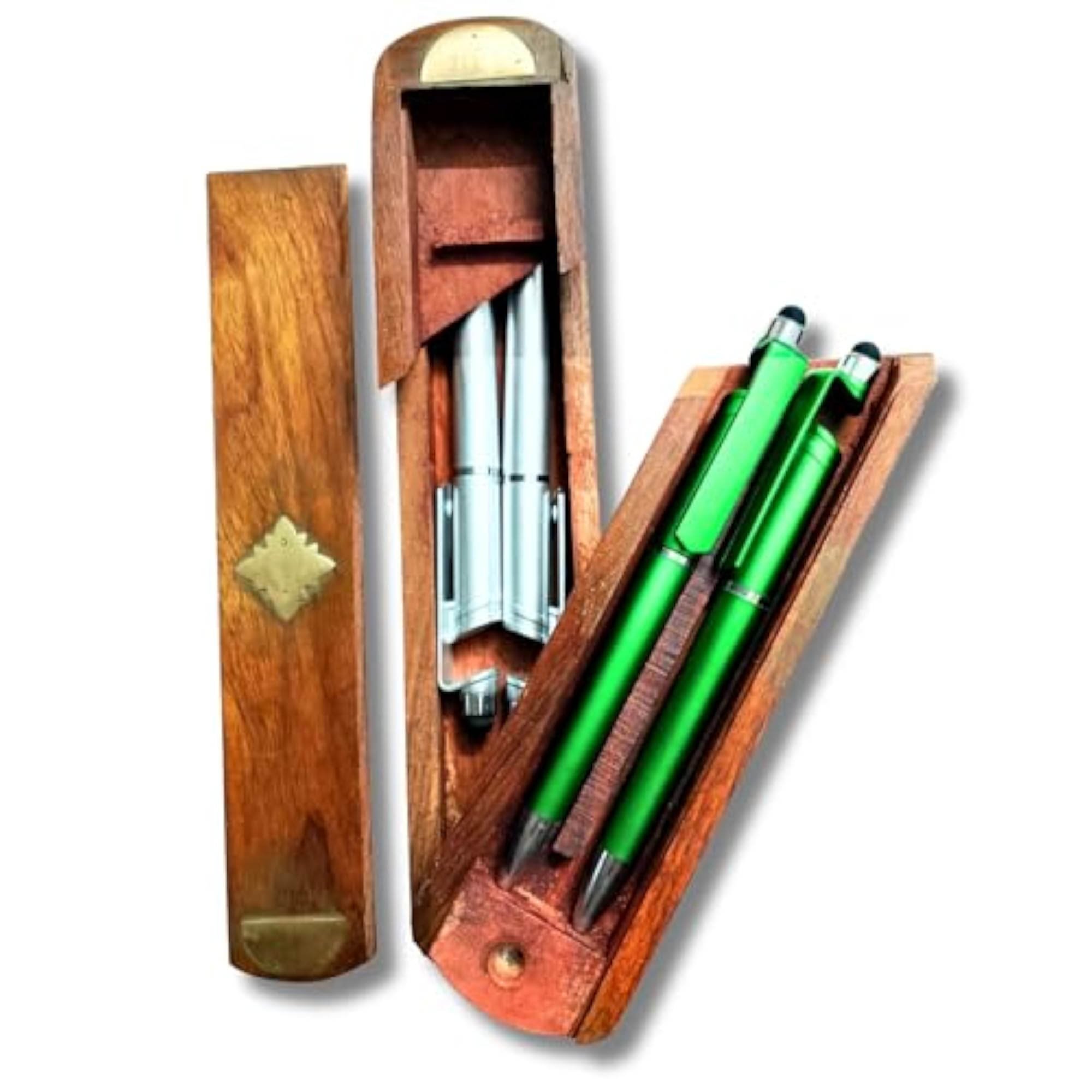 Handmade Wooden Pencil Box for Kids