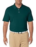 Amazon Essentials Men's Regular-Fit Quick-Dry Golf Polo Shirt (Available in Big & Tall), Forest Green, Medium