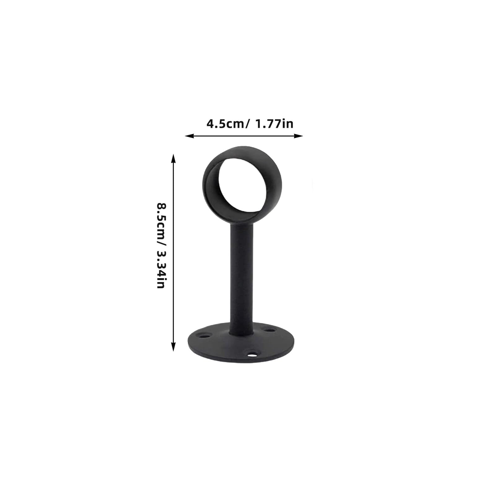 8 Pièces Supports De Tringle à Rideau De Plafond Supports pour Tringles
