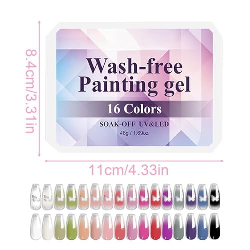 Gel de uñas Patting para diseños degradados en el dormitorio o de viaje 5