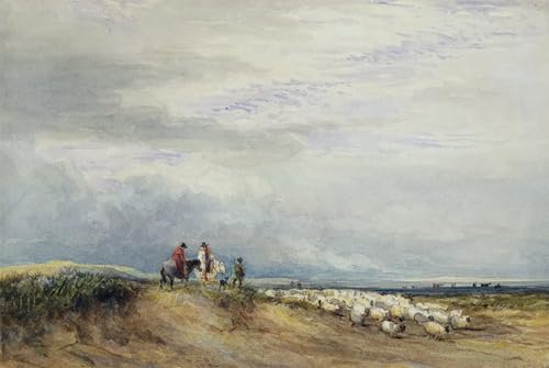 David Cox Lienzo Mural de Salón Inspiración Clásica para Crear Ambientes Relajantes 60x90cm