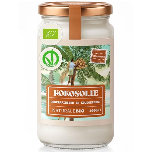 NaturaleBio Biologische Kokosolie Vierge 1000 ml