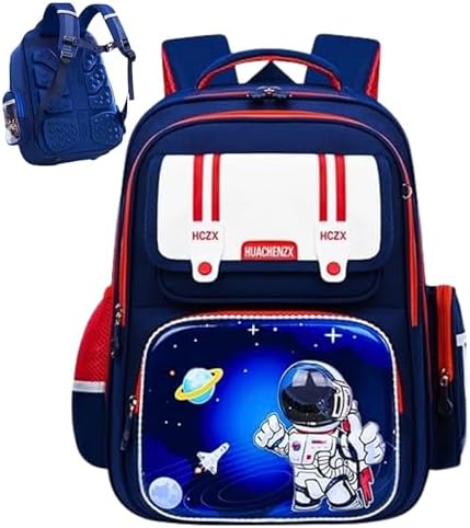 Mochila Escolar Ortopedica Infantil Astronauta Impermeavel Espaço...
