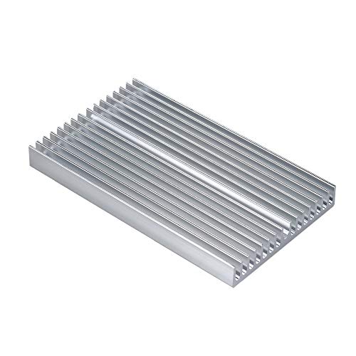 OverTop Aluminum Alloy Heat Sink Module Cooler Radiator Blue Oxidation Heatsink With 16 Fins For High Power Amplifier Transistor Semiconductor Dev