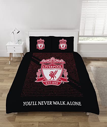 Liverpool Football Duvet Quilt Cover Sets Bedding Single Twin Size Or Double Full Size Bed Set With Pillowcase Lfc Mesh Football Gifts For Boys (Full) #TOP2