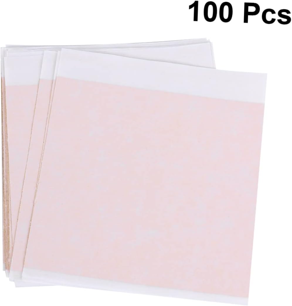CORHAD 9x9cm Gold Foil Paper Sheets 100 Pack Imitation Leaf Sheet Foil Paper for Nail Art Gilding
