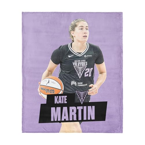 Northwest WNBA Golden State Valkyries Kate Martin Silk Touch Throw Blanket, 50x60 inches