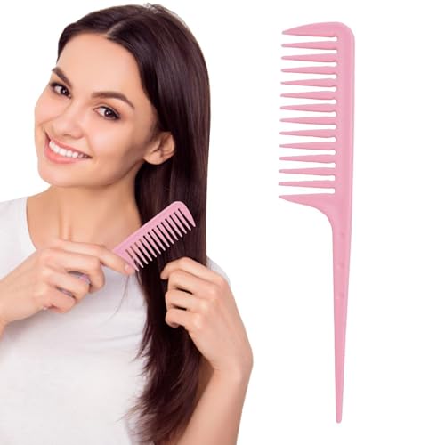 Pettine Per Separare I Capelli - Spazzola Per Cotonare A Denti Larghi Per Parrucchieri | Spazzola Districante Pettini Comodi | Pettine Da Parrucchiere | Accessori Per Parrucchieri | Comodi Pettini Per