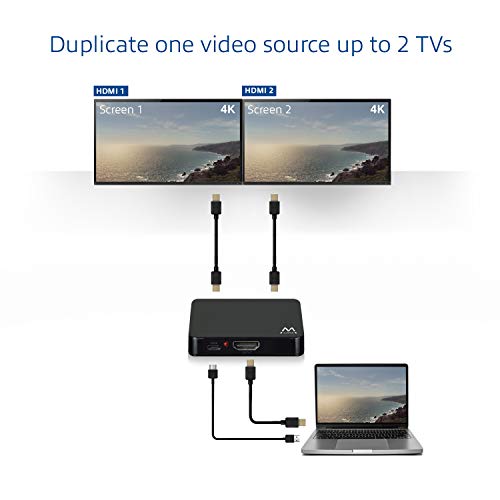 Miniatura 2 de Ewent Ew3720 Divisor De Video Hdmi 2x Hdmi