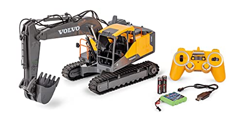 Carson 500907339 Raupenbagger Volvo 1:16 - Ferngesteuertes Baufahrzeug für...