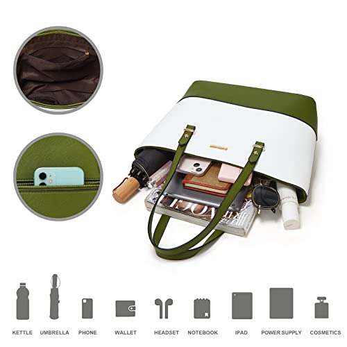 Image of Women Fashion Handbags Wallet Tote Bag Shoulder Bag Top Handle Satchel Purse Set 4pcs