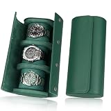 SYENS Leather Watch Roll Travel Case