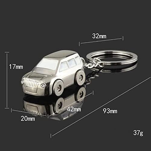 ARFUKA Llavero De Metal Para SUV, Colgante De Coche, Unisex, Organizador De Llaves, Llavero Para Cumpleaños, Navidad, Boda, Día De San Valentín, Regalo Para Hombres Y Mujeres, Color Plateado