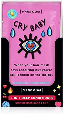MANE CLUB Cry Baby Deep Conditioner, cruelty free, vegan, no sulfates or parabens — Pack of 6