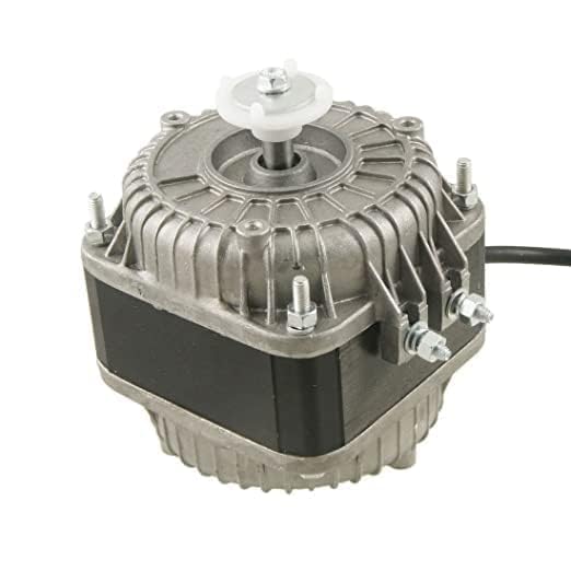 Image of 16 Watt Copper Shaded Pole Motor | 1300 RPM | 220V AC Fan Motor for Refrigerator, Water Cooler, Visi Coolers, Deep Freezer, Chest Cooler | Durable Copper Winding | Universal Fit Replacement